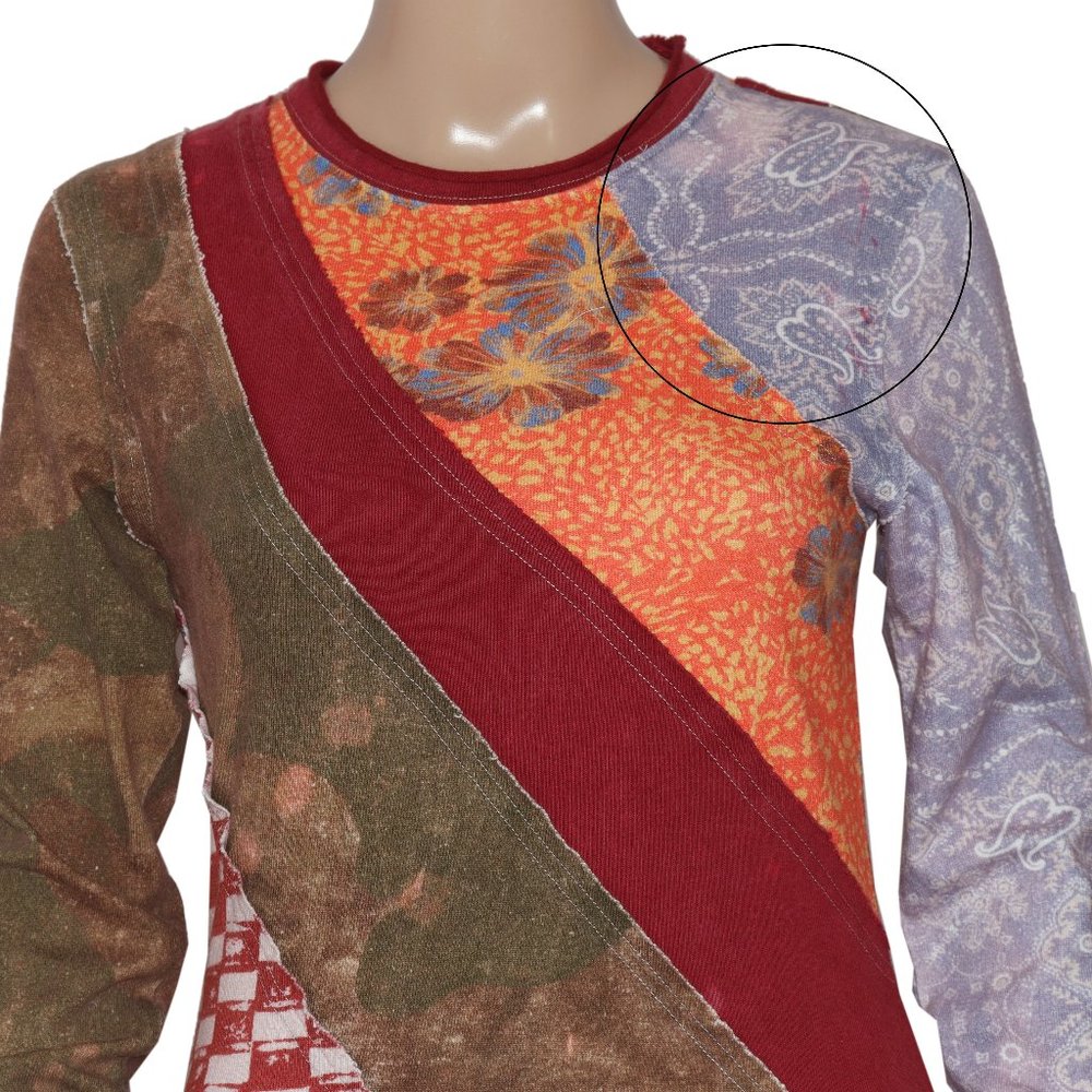 Free People Weekday Night Tee We The Free Printed Ladies Top S NWD - Picture 8 of 8